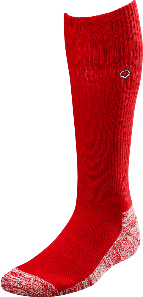 WTV4446 Solid Color Game Socks scarlet
