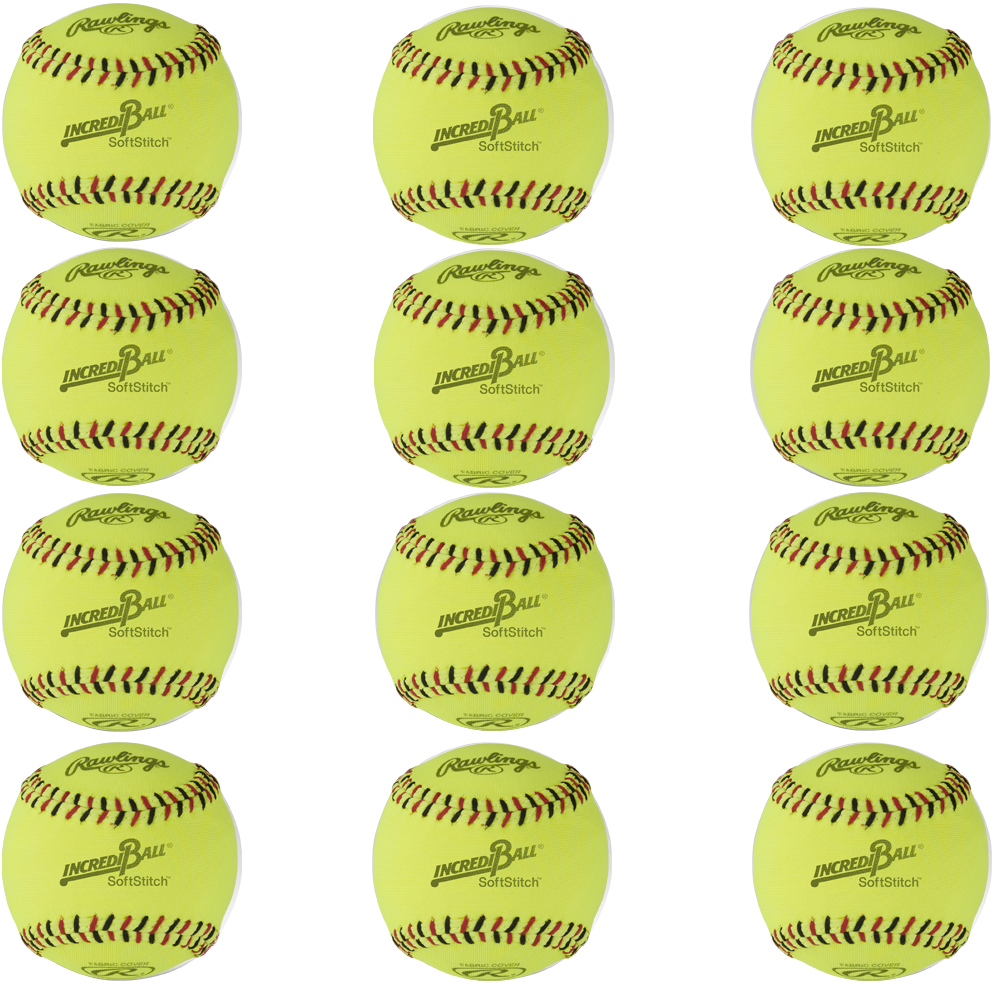 RIB12SS Incrediball Softstitch Softball (Stoffhülle) Dutzend