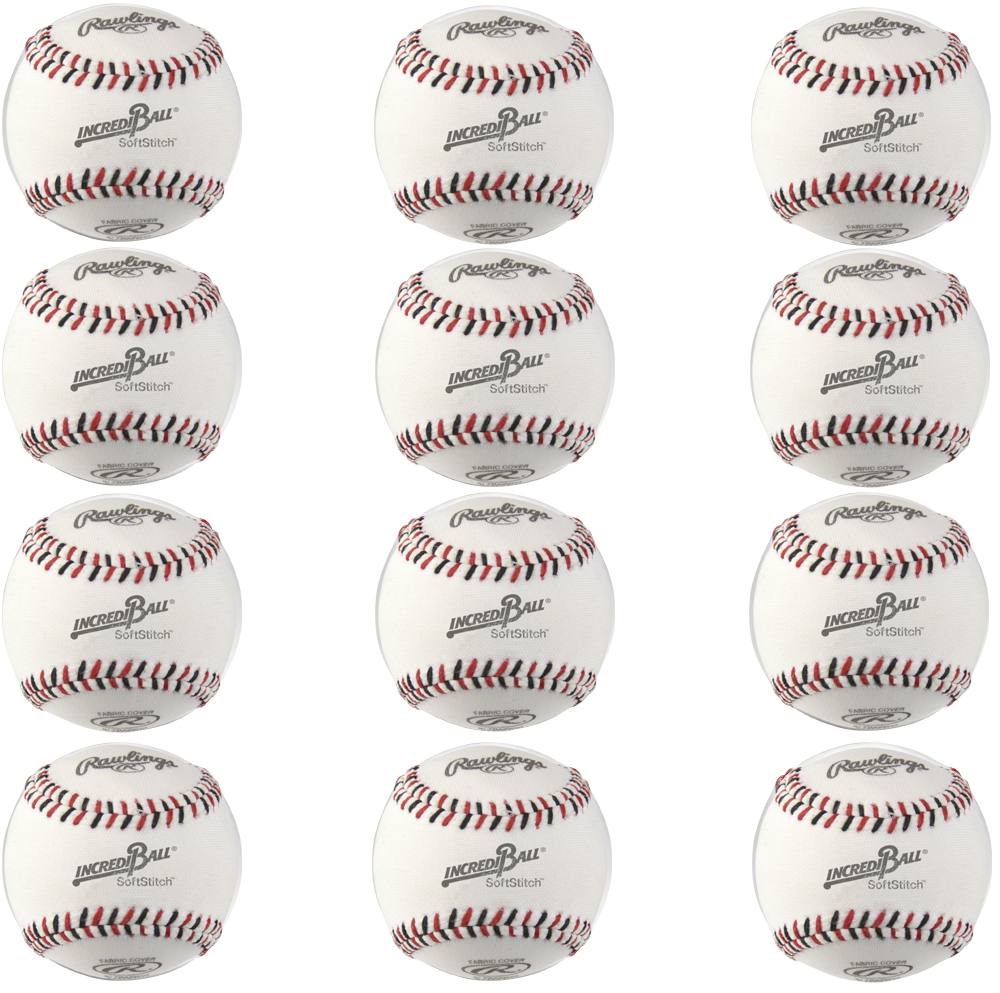 RIB9SS Incrediball Softstitch Baseball (Stoffhülle) Dutzend