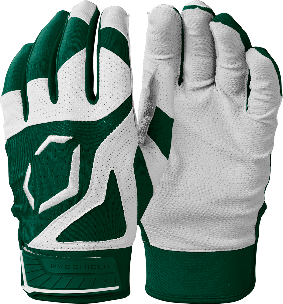 SRZ1 WB5712002 Adult Batting Glove Pair dark green