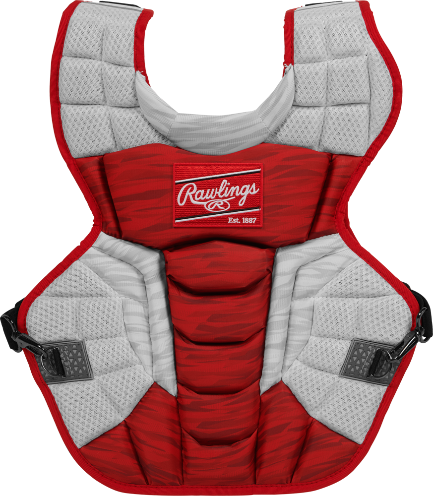 CPV2N Velo 2 Adult Chestprotector scarlet/white