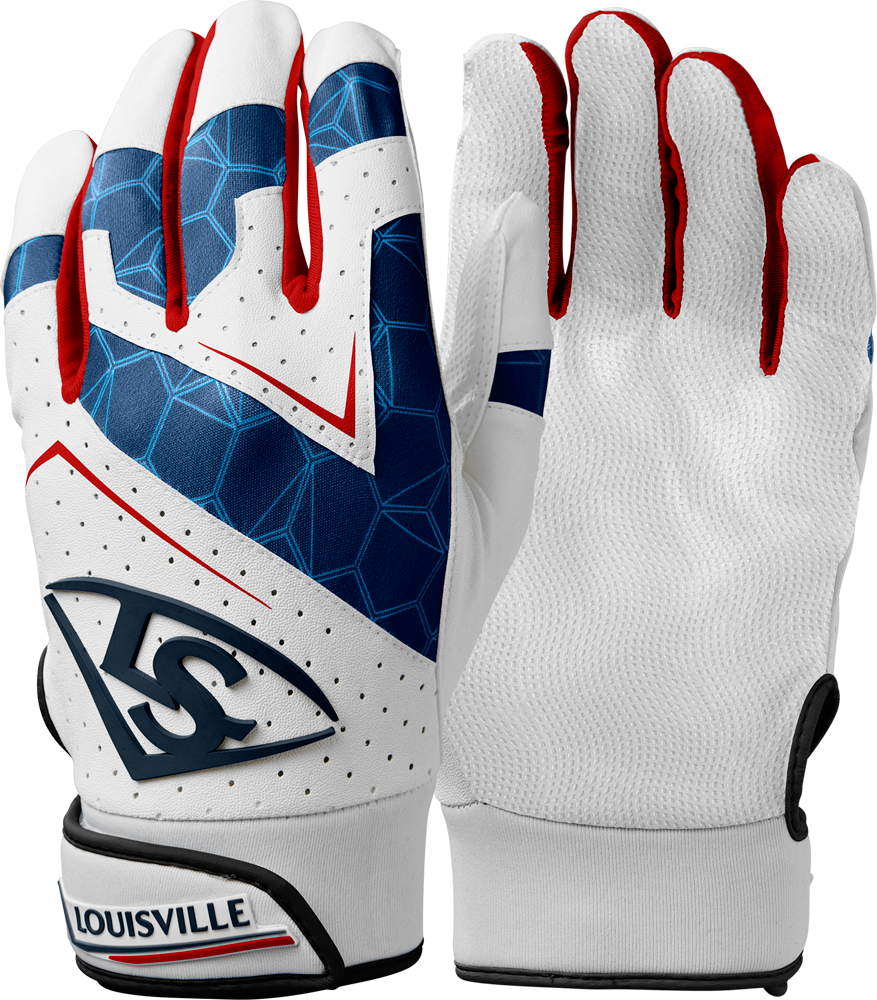 WB5730704 Genuine Adult Batting Glove Pair USA
